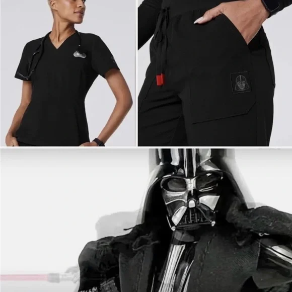 Figs STAR WARS DARTH VADER limited Edition scrub set - Picture 1 of 12